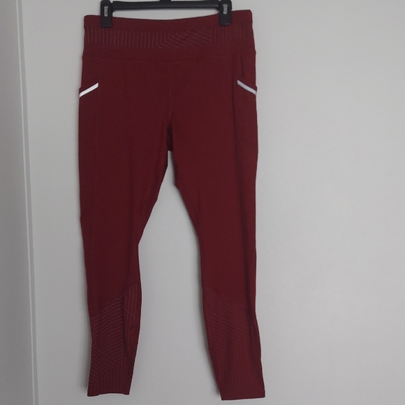 Avia Red and Black Zip-Up Activewear Set - Picture 4 of 5